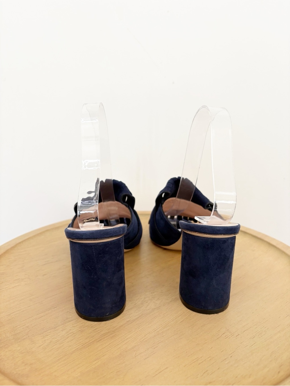 Gucci Kid Scamosciato GG Marmont Fringe Slip On Heel - Picture 5 of 8